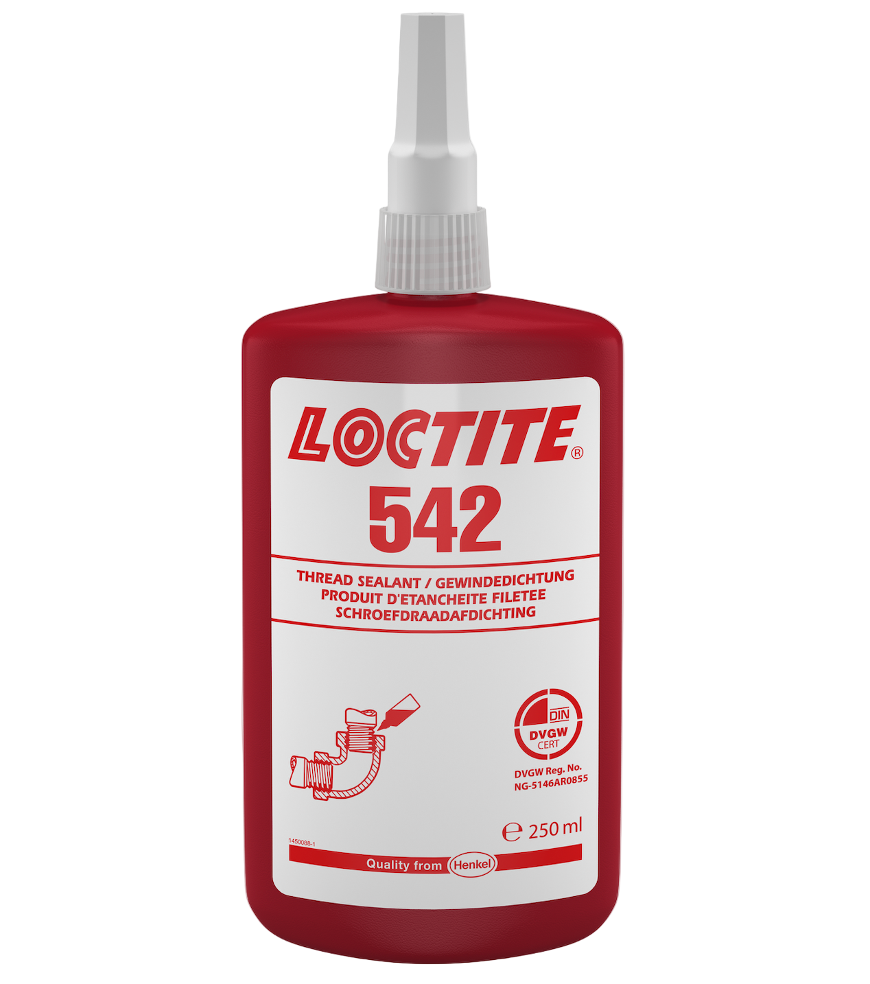 LOCTITE 542 – Selador de Roscas Hidráulicas / Pneumáticas (EPIG)