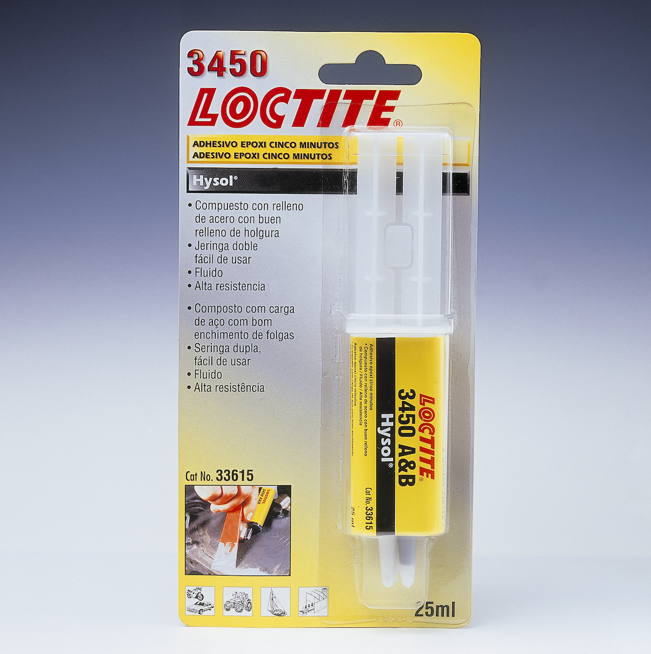 LOCTITE EA 3450 – Adesivo Epóxi 5 Minutos (Aço) 25ml