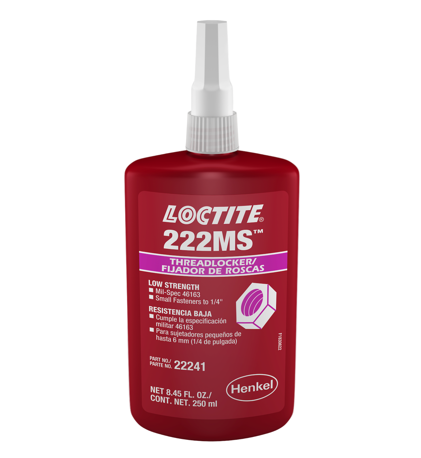 LOCTITE 222 – Fixador de Roscas Baixa Resistência