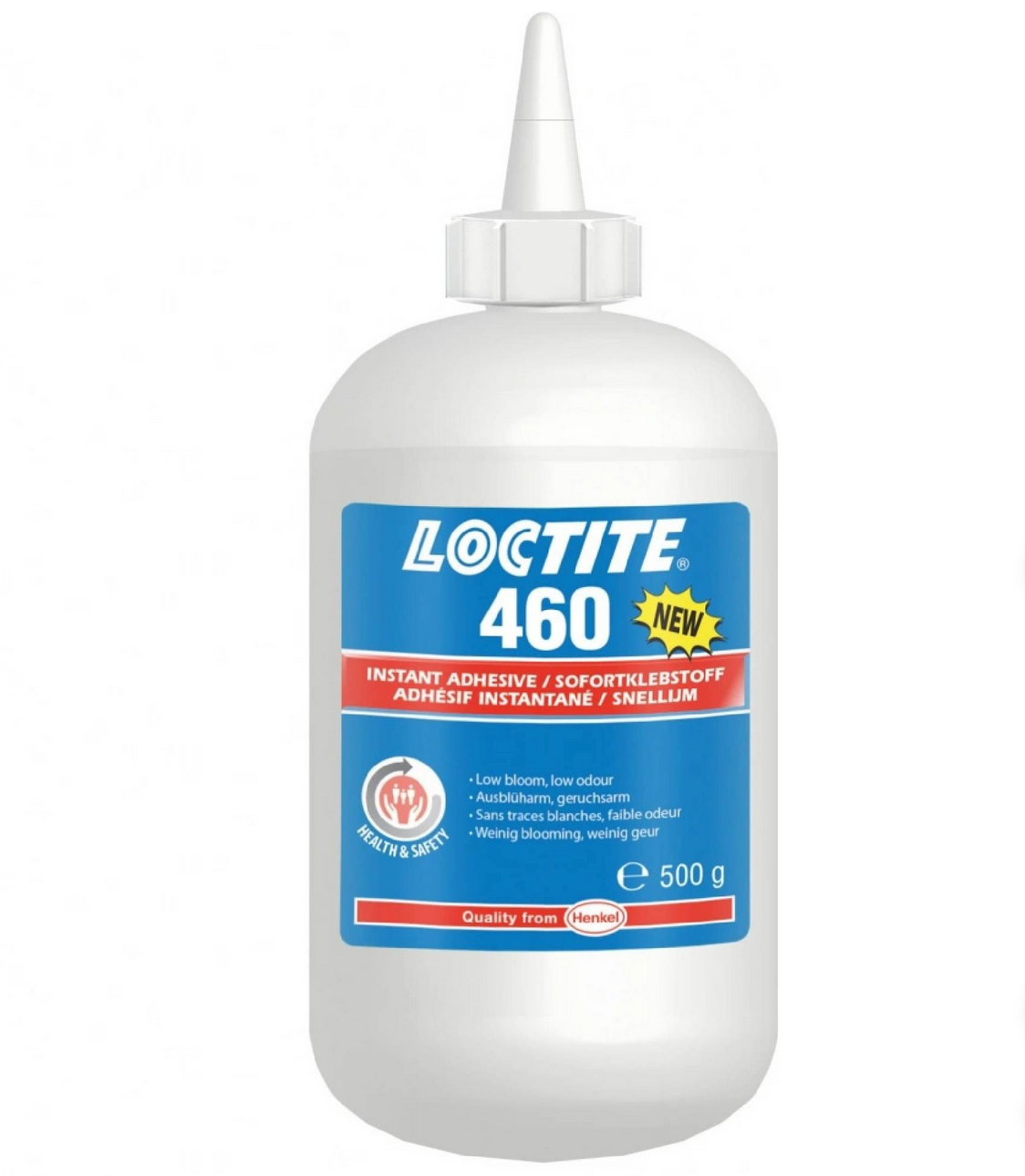 LOCTITE 460 – Adesivo Instantâneo de Baixo Esbranquiçamento (Viscosidade Média)
