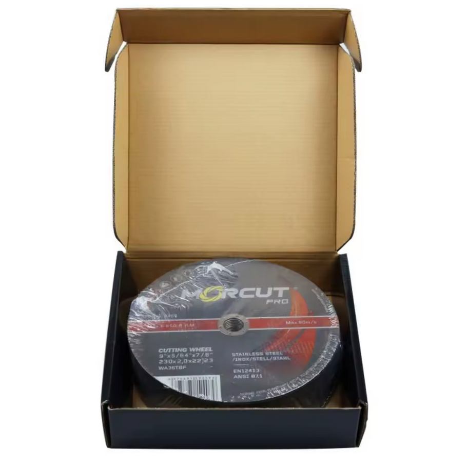 Disco de Corte HSS / Inox 230×2 MORCUT PRO (25 Unidades)