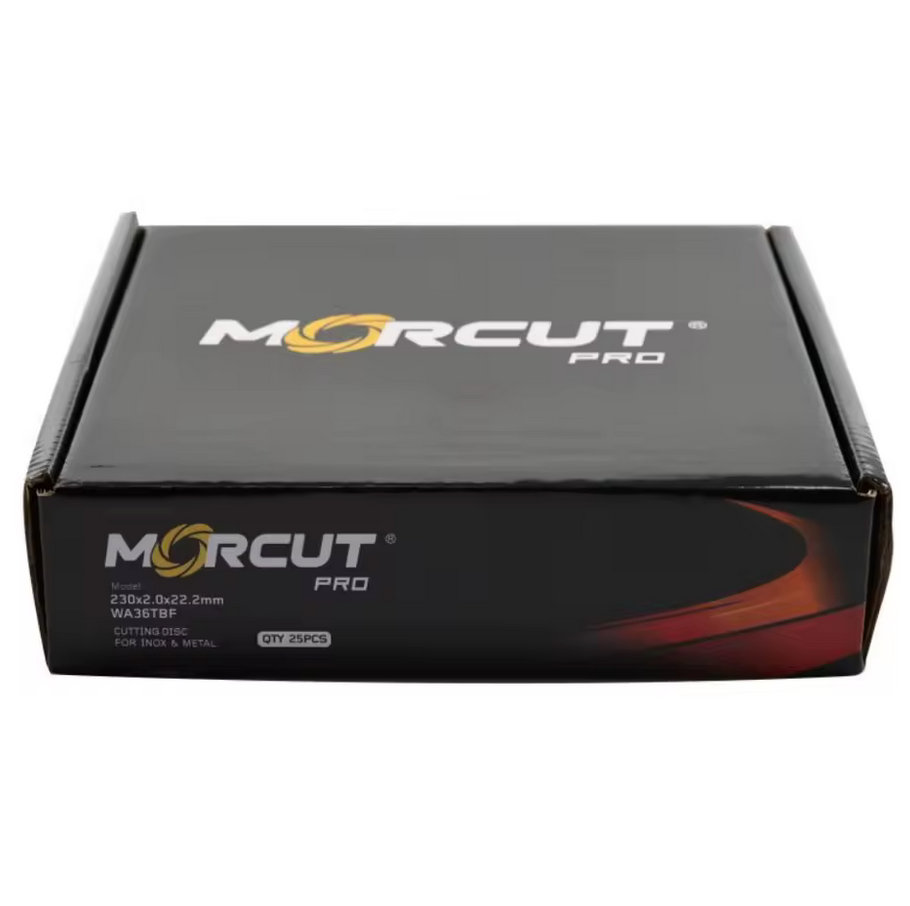 Disco de Corte HSS / Inox 230×2 MORCUT PRO (25 Unidades)