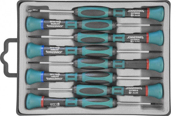 Jogo de 8 chaves precisão (fenda/phillips)