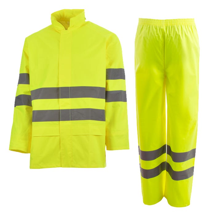 Vestuário impermeável DANCE SET HV YELLOW (1 UNIDAD)