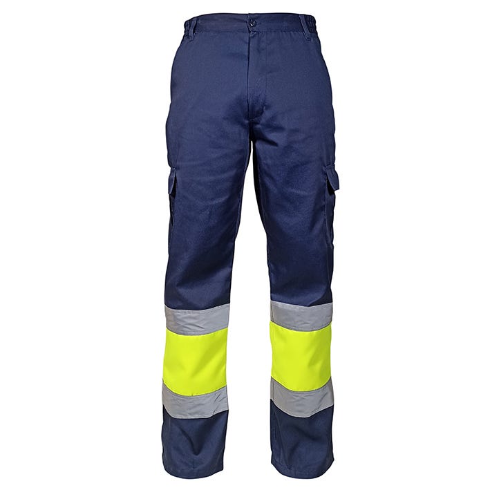 Calças DOVER HV TROUSERS YELLOW/NAVY (1 UNIDAD)