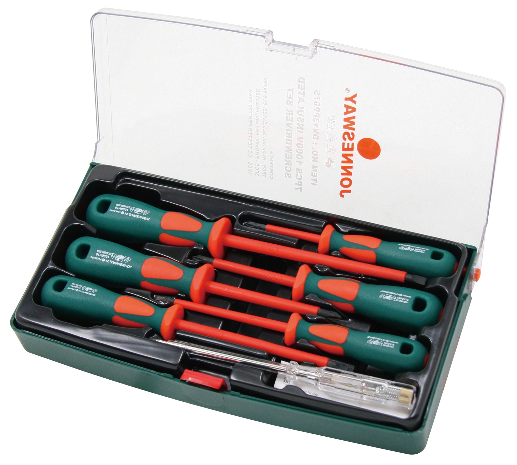 Jogo de 6+1 chaves isoladas 1000v