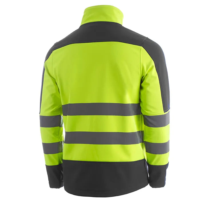 Softshell tricapa de alta visibilidad combinado ECLIPSE HV YELLOW/GREY (1 UNIDAD)