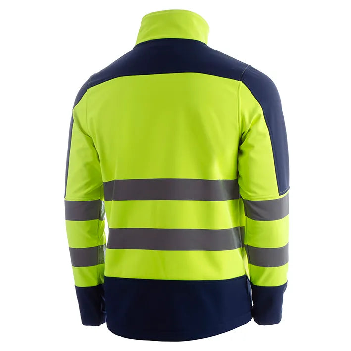 Softshell tricapa de alta visibilidad combinado ECLIPSE HV YELLOW/NAVY (1 UNIDAD)
