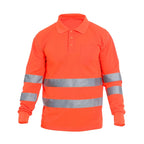 Polo de manga comprida de alta visibilidade GRANGE HV ORANGE (1 UNIDAD)
