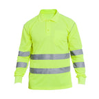 Polo de manga comprida de alta visibilidade GRANGE HV YELLOW (1 UNIDAD)