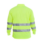 Polo de manga comprida de alta visibilidade GRANGE HV YELLOW (1 UNIDAD)