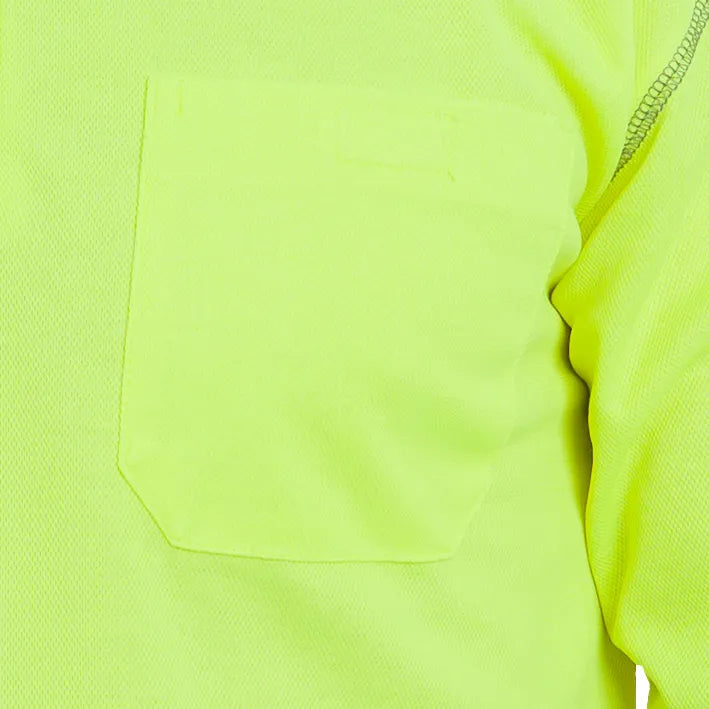 Polo de manga comprida de alta visibilidade GRANGE HV YELLOW (1 UNIDAD)