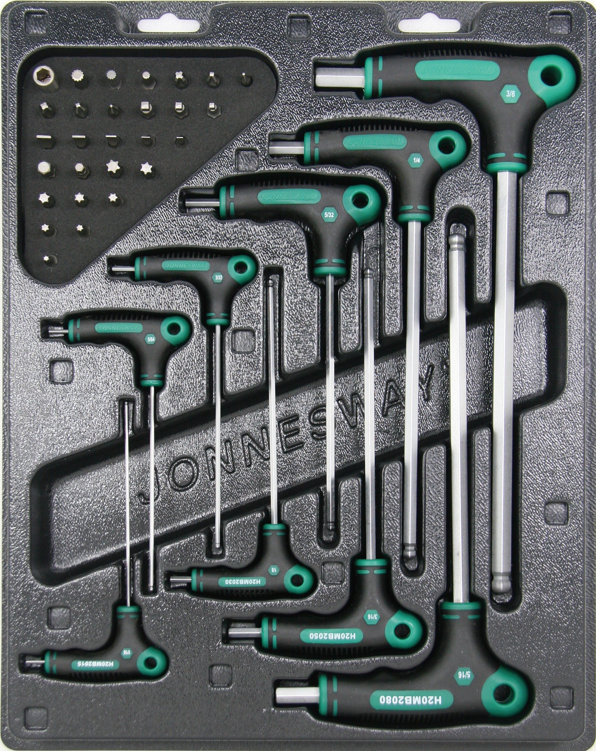 Jogo c/9 chaves hexagonais ponta esferica