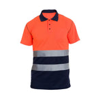 POLO HEAVEN HV ORANGE/NAVY (1 UNIDAD)