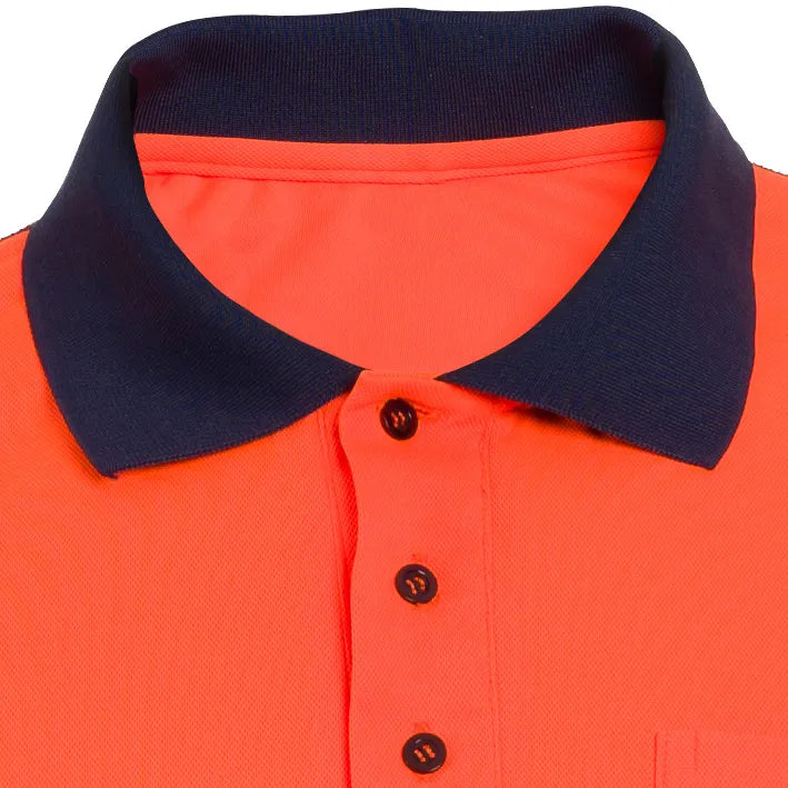 POLO HEAVEN HV ORANGE/NAVY (1 UNIDAD)