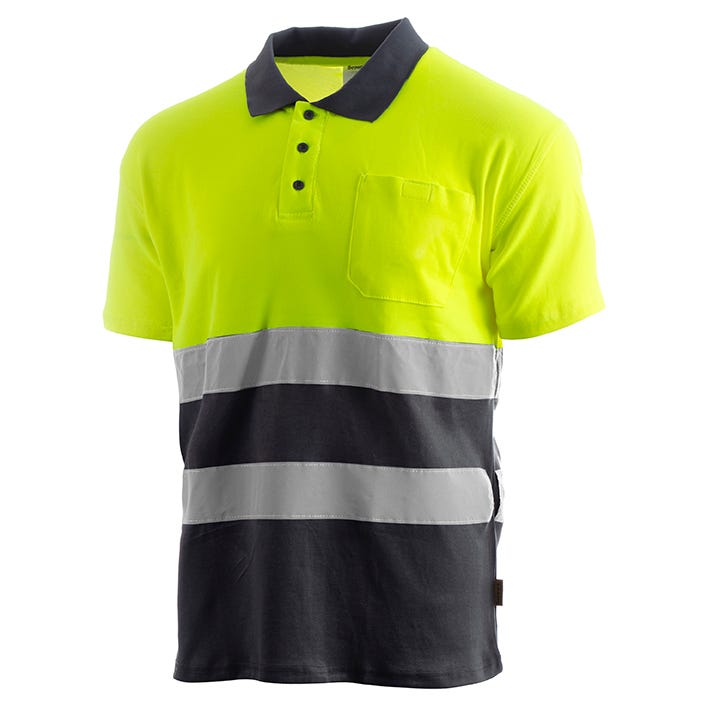POLO HEAVEN HV YELLOW/GREY (1 UNIDAD)