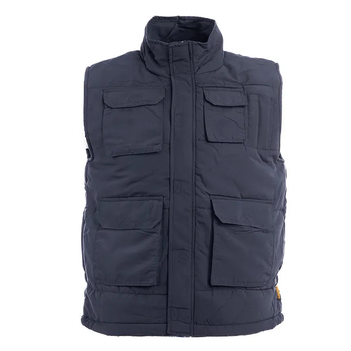 Colete acolchoado básico com múltiplos bolsos HERO GREY (1 UNIDAD)