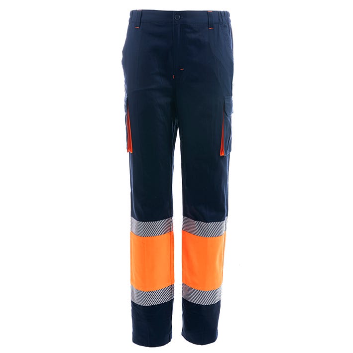 Calças HOME HV ORANGE/NAVY (1 UNIDAD)