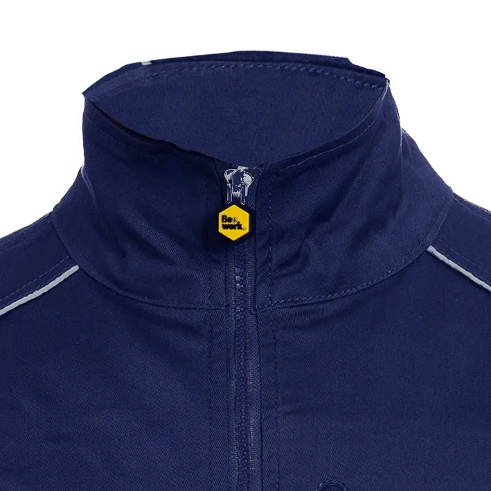 Blusão elástico multibolsos JANIS NAVY/NAVY (1 UNIDAD)