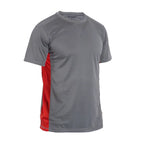 T-shirt de manga curta combinada JETGREY/RED (1 UNIDAD)
