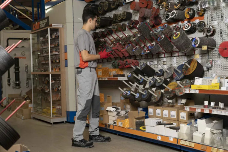 T-shirt de manga curta combinada JETGREY/RED (1 UNIDAD)