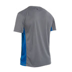 T-shirt de manga curta combinada JET GREY/ROYAL (1 UNIDAD)