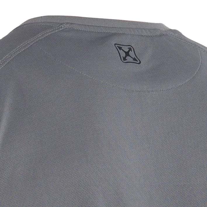 T-shirt de manga curta combinada JET GREY/ROYAL (1 UNIDAD)