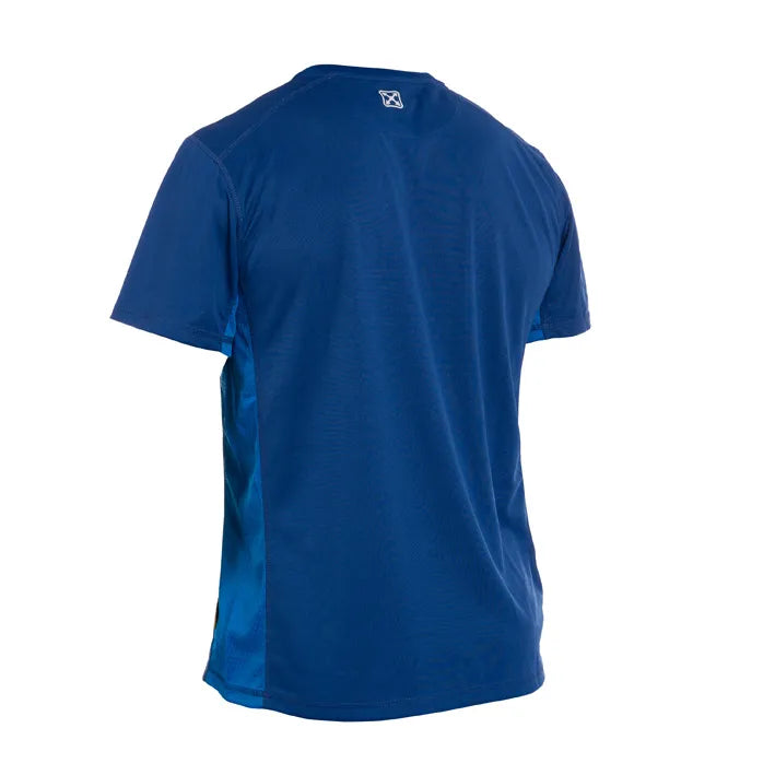 T-shirt de manga curta combinada JET NAVY/ROYAL (1 UNIDAD)