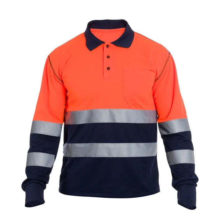 POLO JUDE HV ORANGE/NAVY (1 UNIDAD)