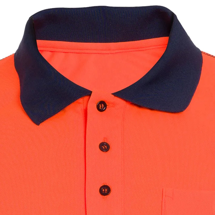 POLO JUDE HV ORANGE/NAVY (1 UNIDAD)