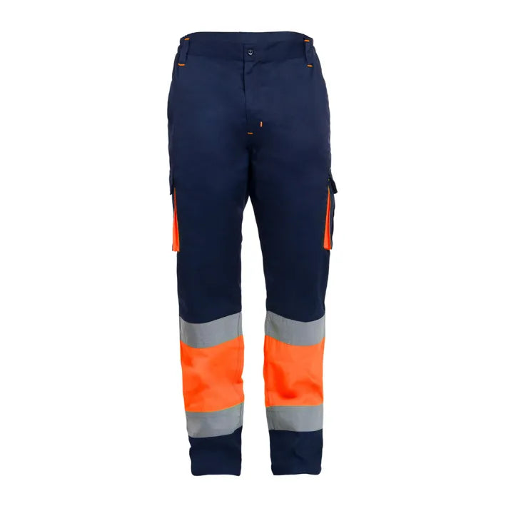 Calças Strech KING HV ORANGE/NAVY (1 UNIDAD)