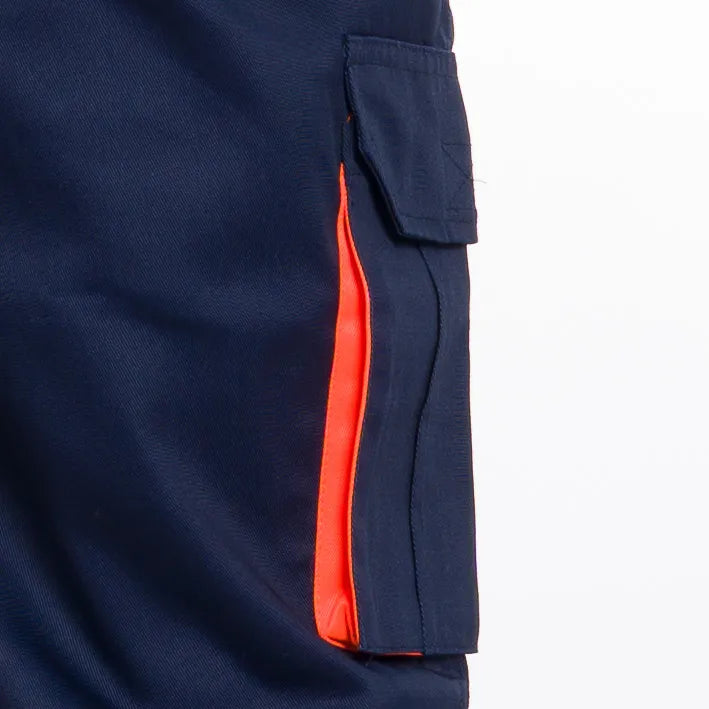 Calças Strech KING HV ORANGE/NAVY (1 UNIDAD)