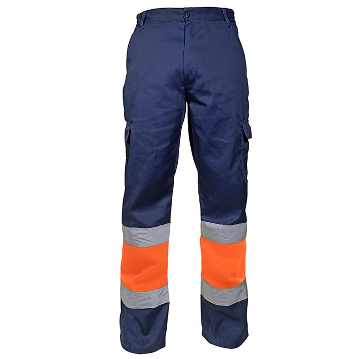 Calças KIRK HV WINTER TROUSERS ORANGE/NAVY (1 UNIDAD)