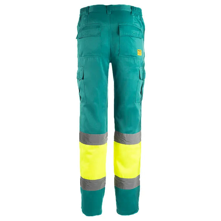 Calças KIRK HV WINTER TROUSERS YELLOW/GREEN (1 UNIDAD)