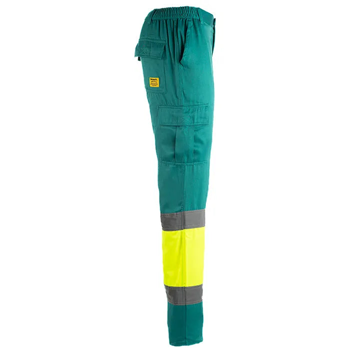 Calças KIRK HV WINTER TROUSERS YELLOW/GREEN (1 UNIDAD)