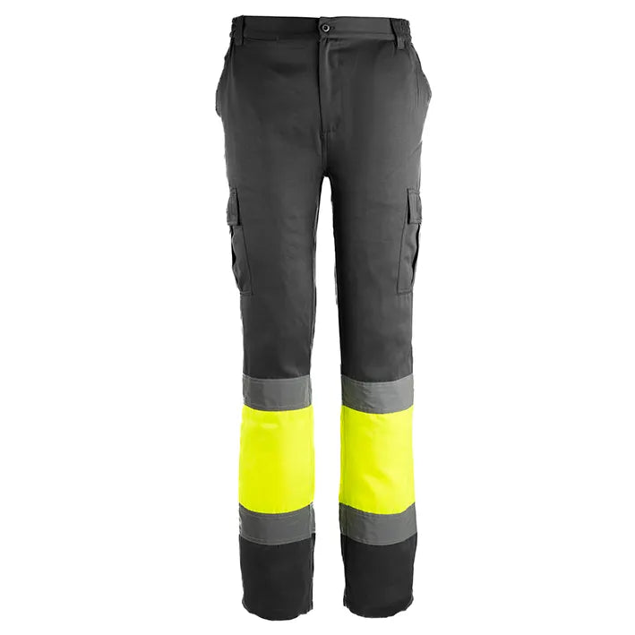 Calças KIRK HV WINTER TROUSERS YELLOW/GREY (1 UNIDAD)