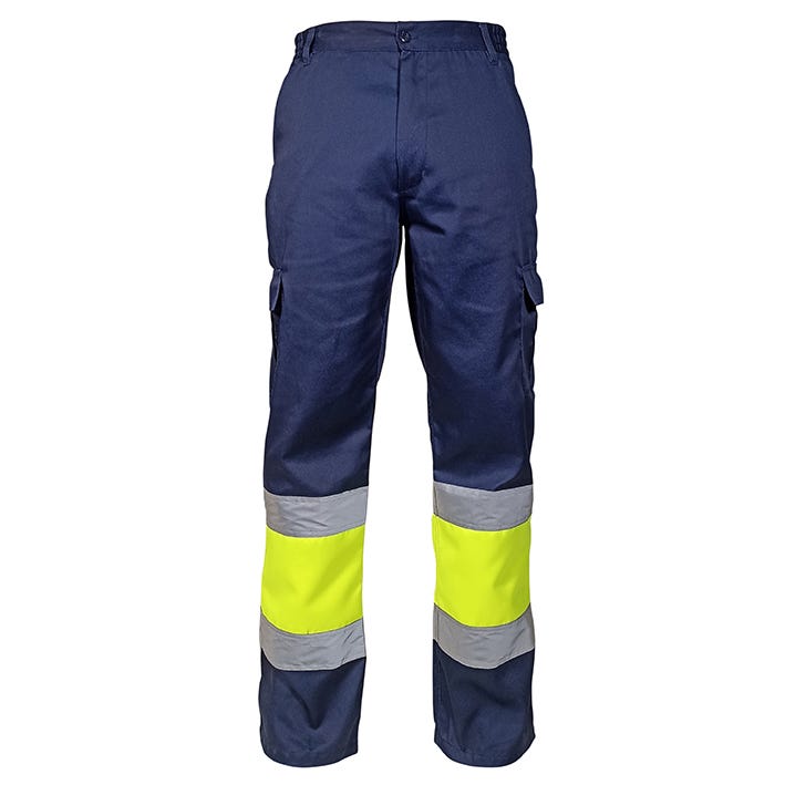 Calças KIRK HV WINTER TROUSERS YELLOW/NAVY (1 UNIDAD)