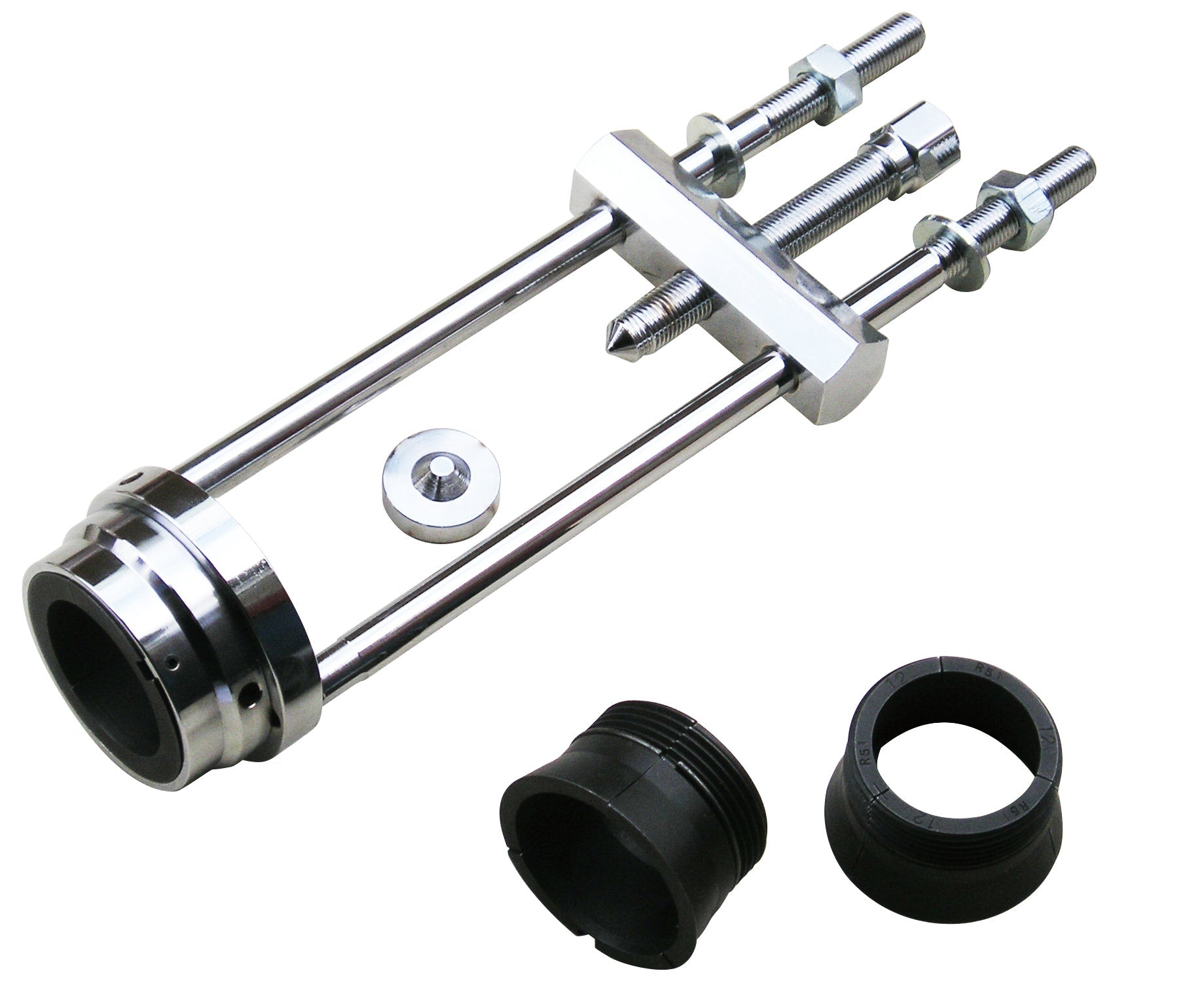 Saca do rolamento da haste mesa direção