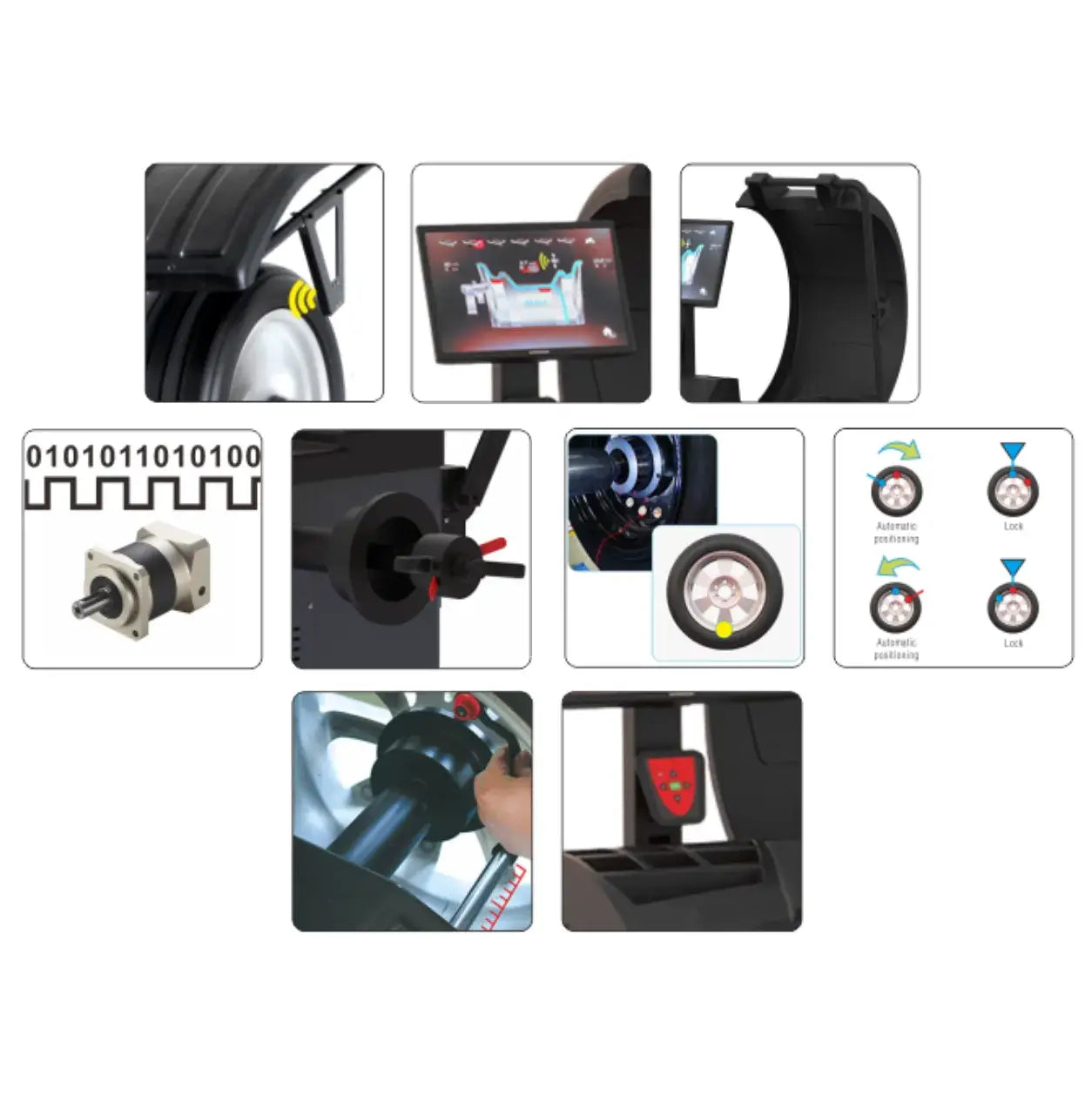 Máquina de calibrar rodas automática para motas/carros PS302 (PS302)