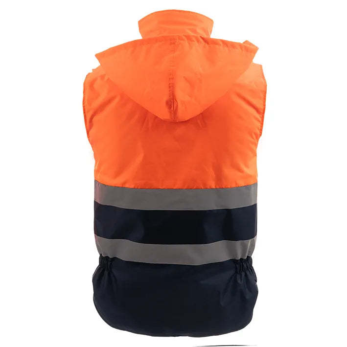 Colete acolchado de alta visibilidad combinado ORION HV (1 UNIDAD)