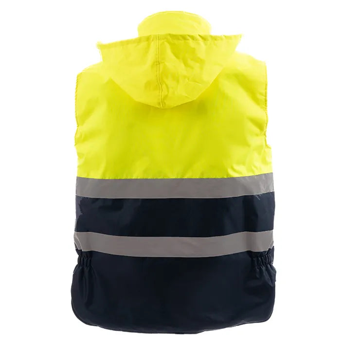 Colete acolchado de alta visibilidad combinado ORION HV (1 UNIDAD)