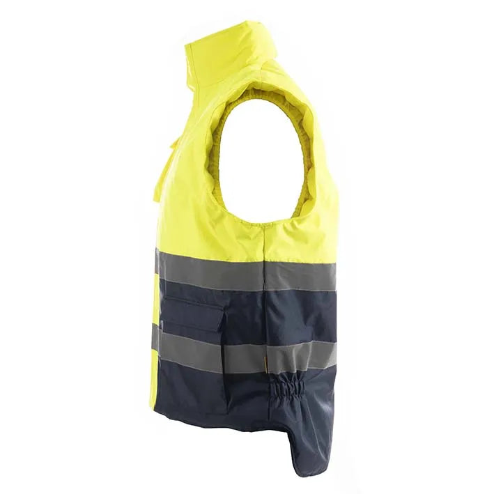 Colete acolchado de alta visibilidad combinado ORION HV (1 UNIDAD)