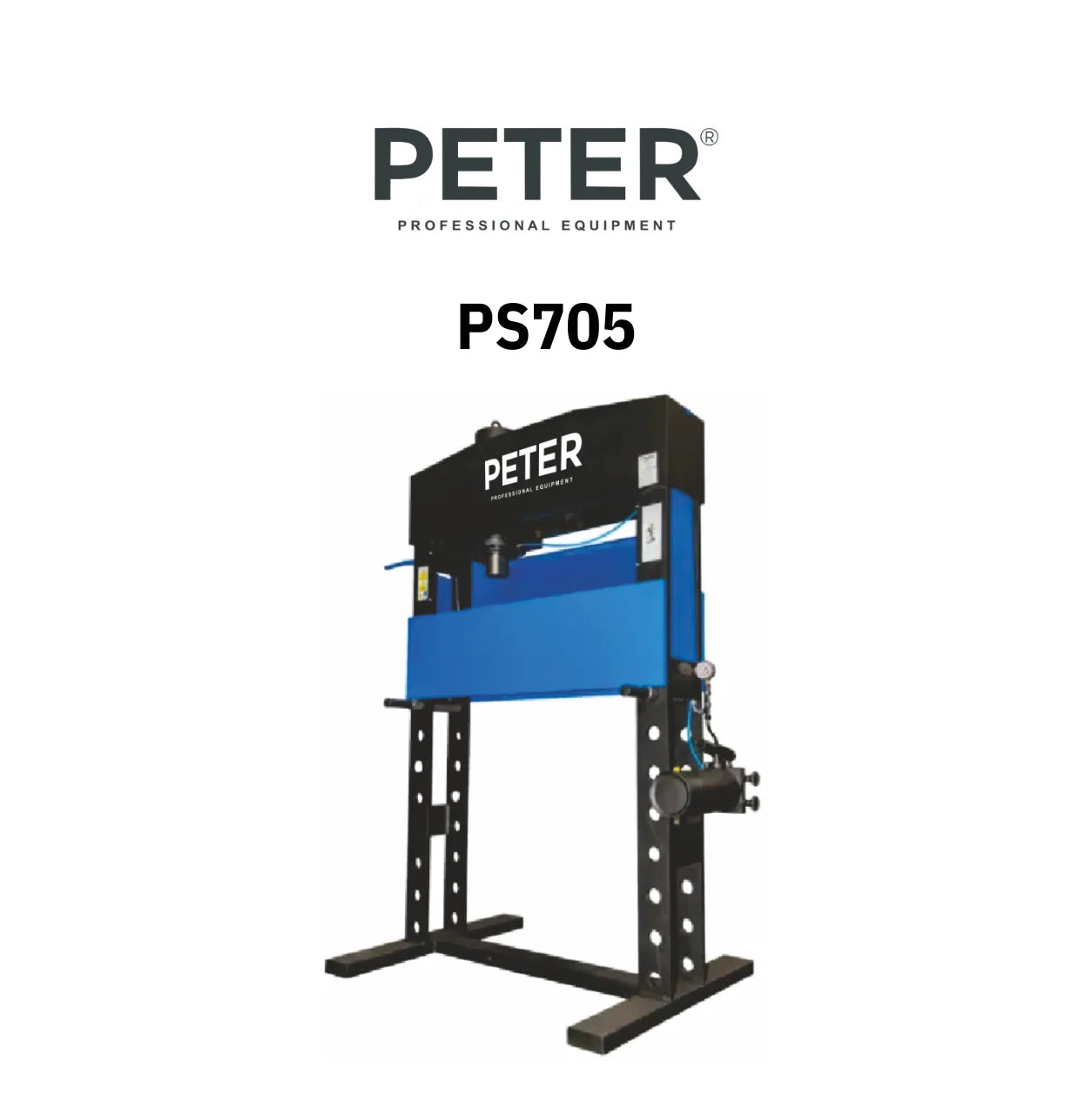 Prensa hidráulica com piston móvel – 50 TON (PS705)