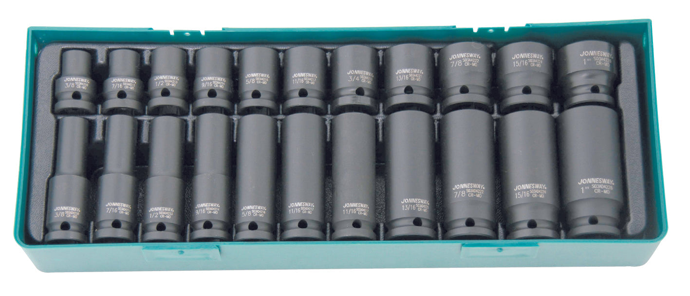 Jogo de chaves impacto 1/2" 22pcs