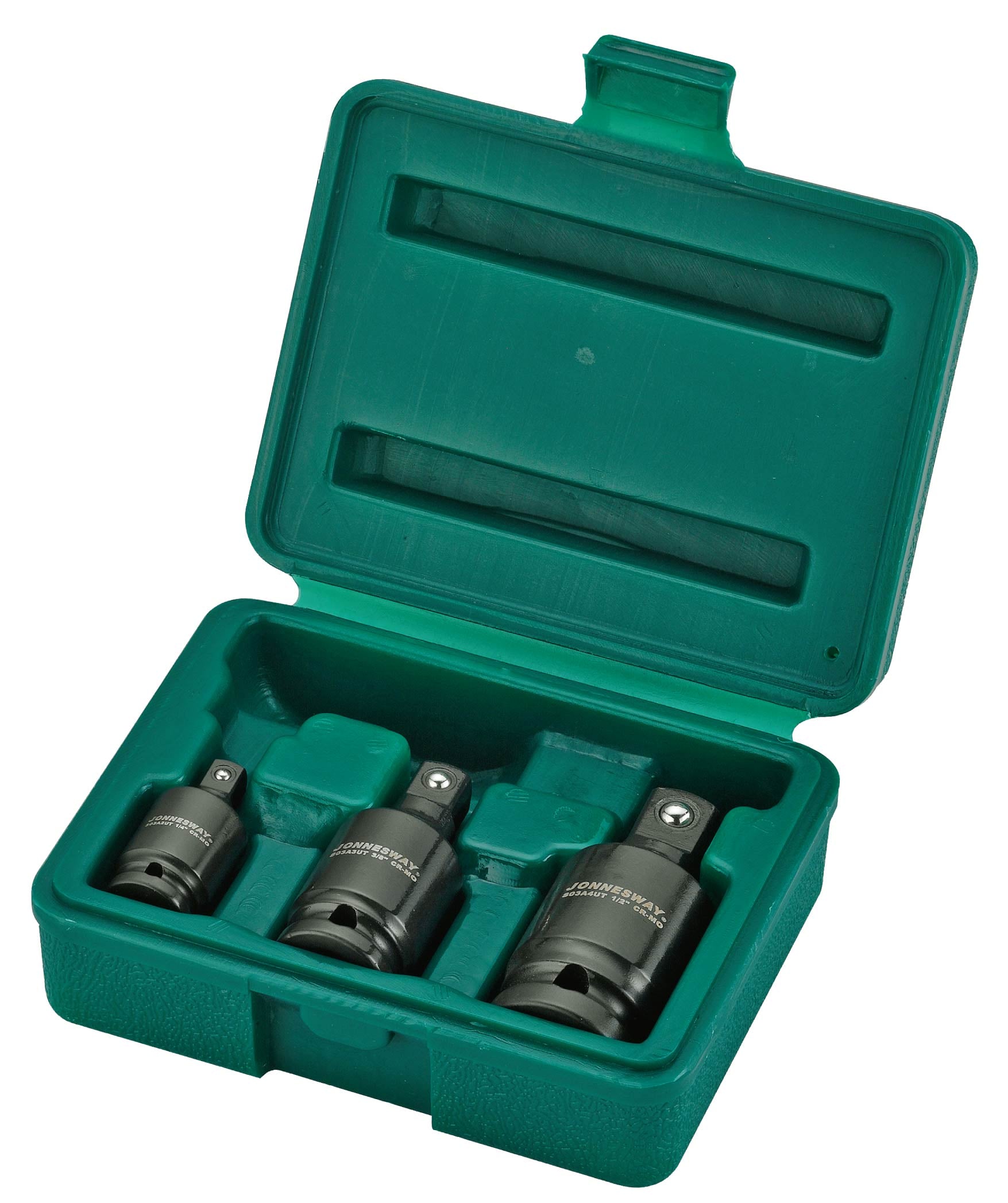 Jogo de 3 cardans de impacto (1/4",3/8", 1/2")