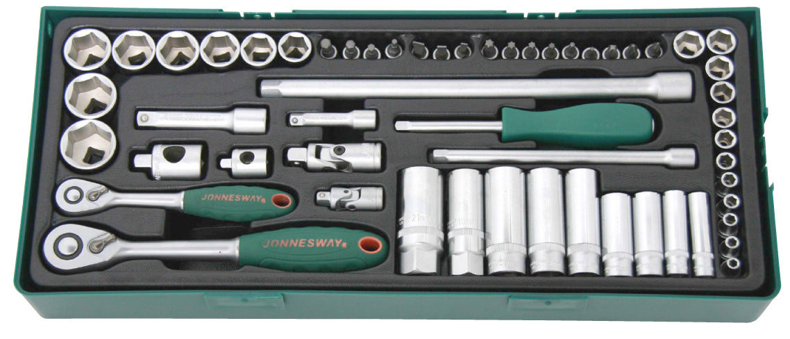 Tabuleiro Jogo roquete  1/4"& 3/8" c/56 peças