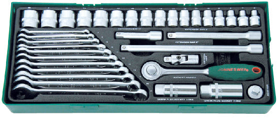 Tabuleiro Jogo roquete 3/8" c/36 peças