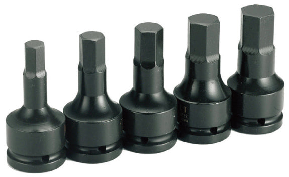 Mjogo de 5 bits hexagonais de impacto de 3/4"