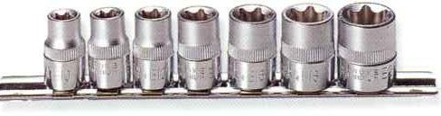 Jogo chaves caixa Torx 3/8"  7pcs
