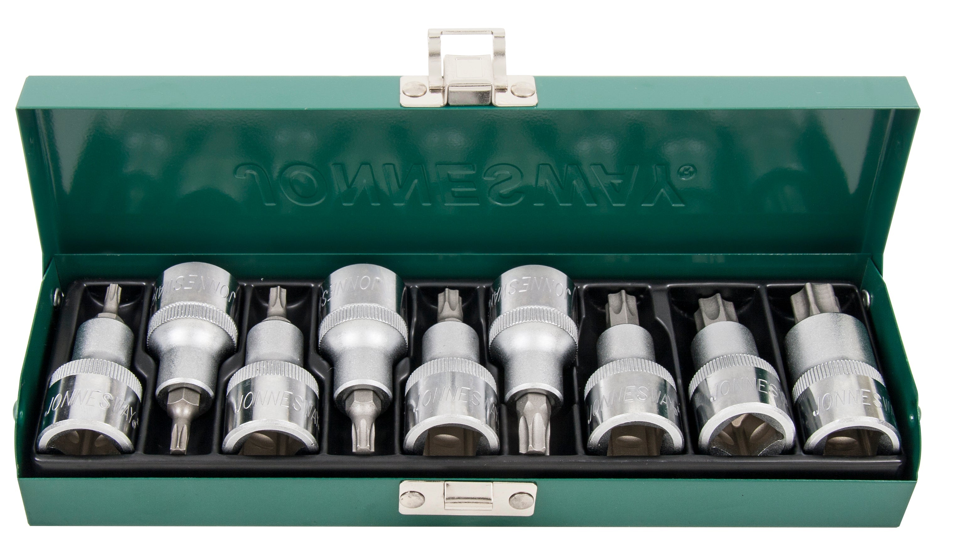 Jogo 9 chaves bit torx de 1/2"